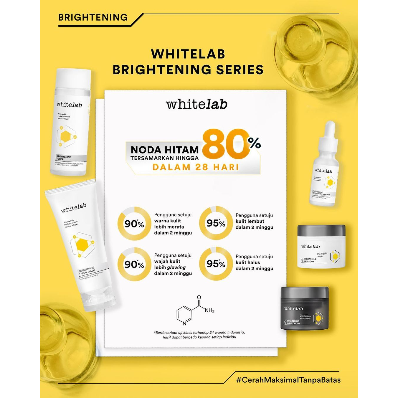 Whitelab Intense Brightening Niacinamide 10% Face Serum Body Acne Calming Peeling Granactive Retinoid Retinol Bakuchiol Intensive Booster C-Dose Real Barrier Natural Factor NMF Probiome Age Correxion Firming A-Dose White Lab