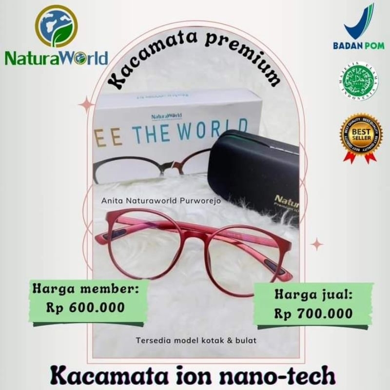 Kacamata Ion Nano Natura World