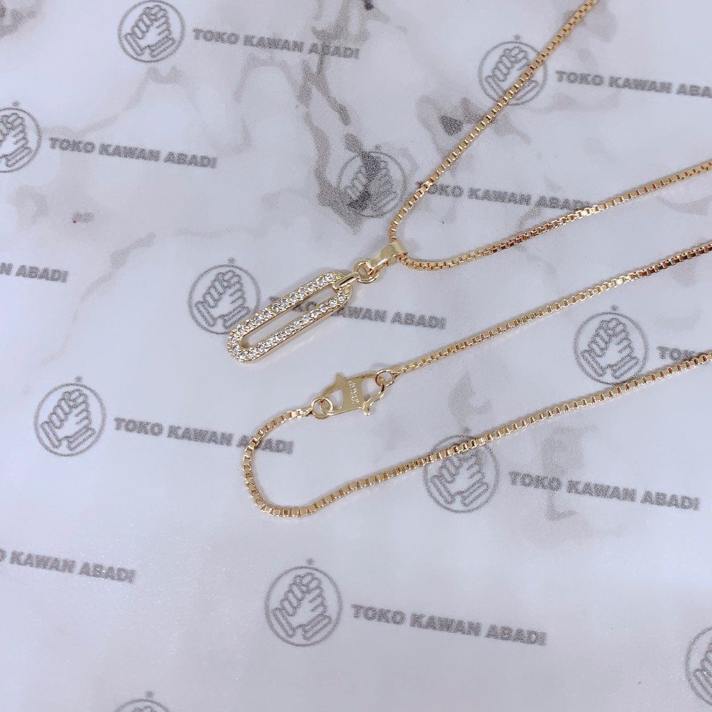 Xuping Gold Kalung Perhiasan Fashion Wanita Liontin Bali *39