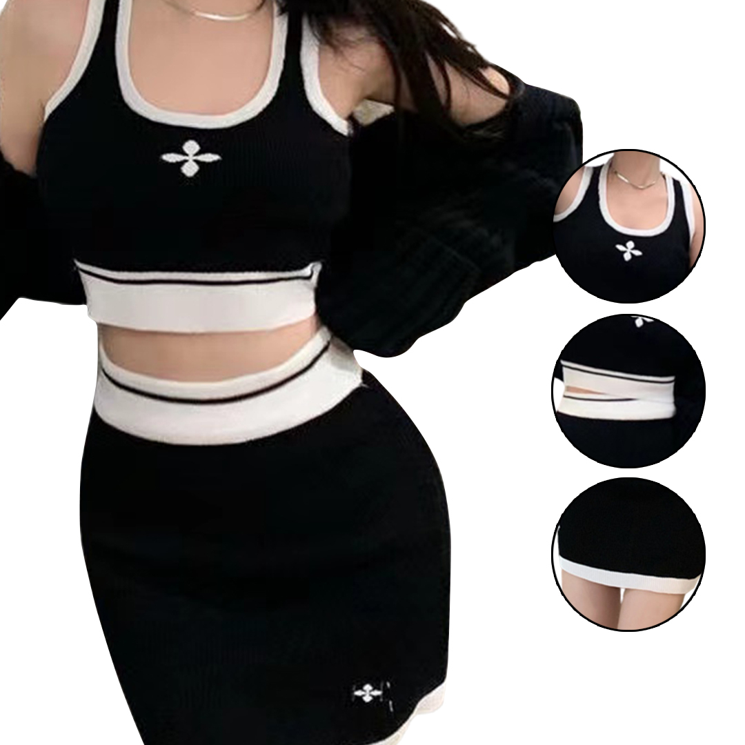 Tanktop Allsize 2In1 Set Rok Mini Bahan Premium Style Korean - YOYOSOO