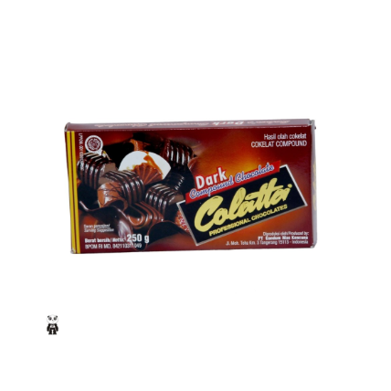 

Colatta Dark Chocolate Compound Coklat Compound 250g