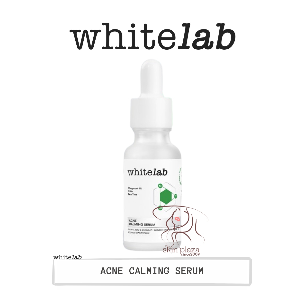 Whitelab Acne Calming Serum 20ml White lab Teatree Penyembuhan Jerawat Iritasi Radang