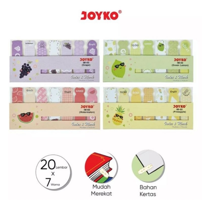 

Index Mark Penanda Pembatas Joyko IM-60 Kertas