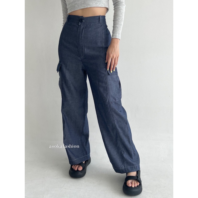 ASOKA Raiden Cargo 2184 - Premium Highwaist Cargo - Loose Pants