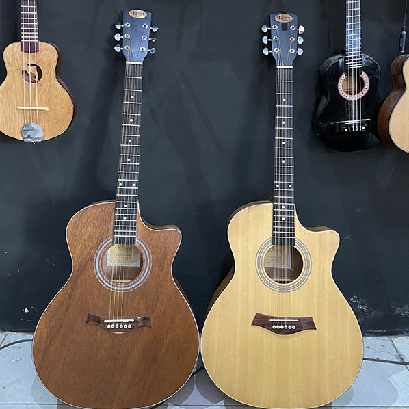 Gitar Akustik Elektrik Original merk KOWE Gitar Free Packing Kayu Paket Lengkap