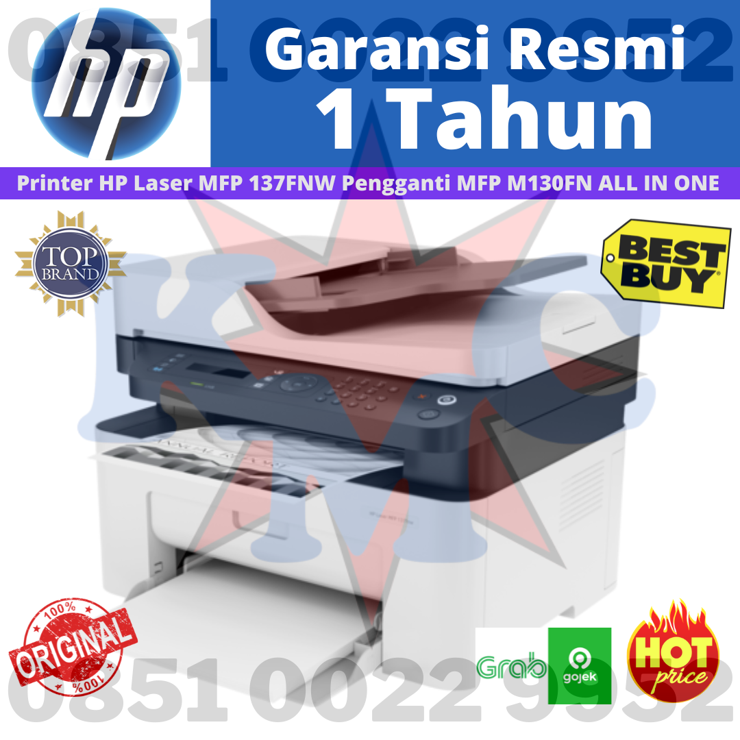 Printer HP Laser MFP 137FNW Pengganti MFP M130FN ALL IN ONE LASER