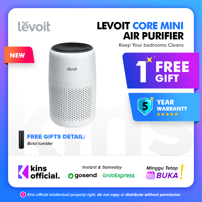 Levoit Core Mini Desktop Air Purifier with Fragrance Aroma Diffuser