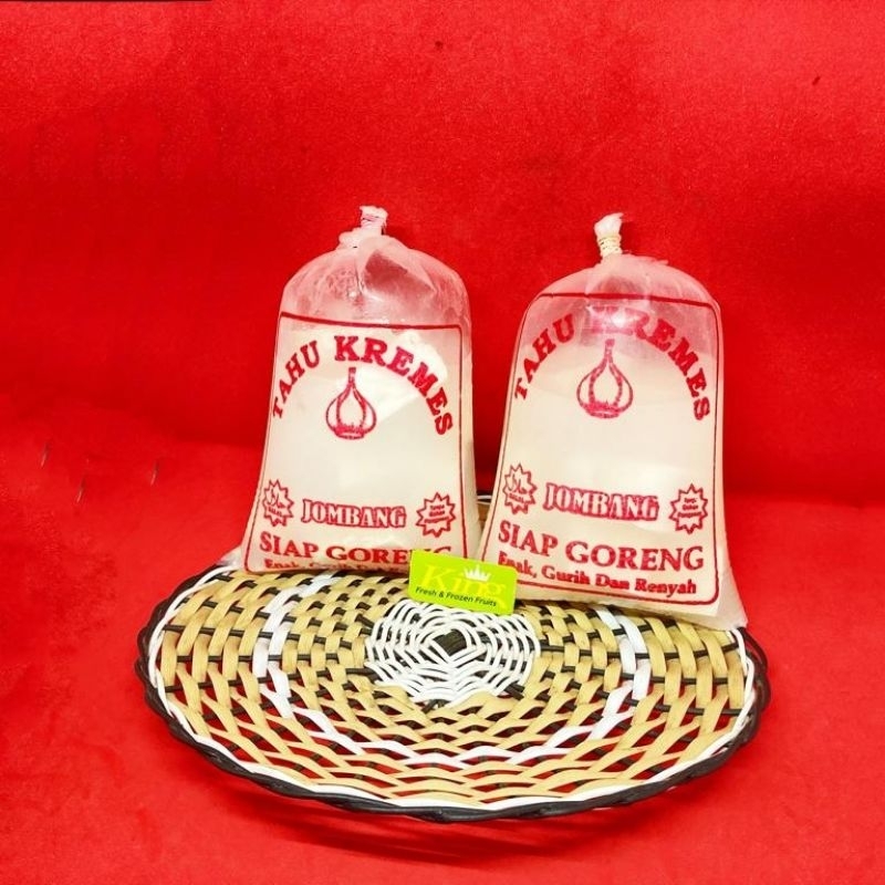 Tahu pong siap goreng, tahu kremes/tahu pong siap goreng