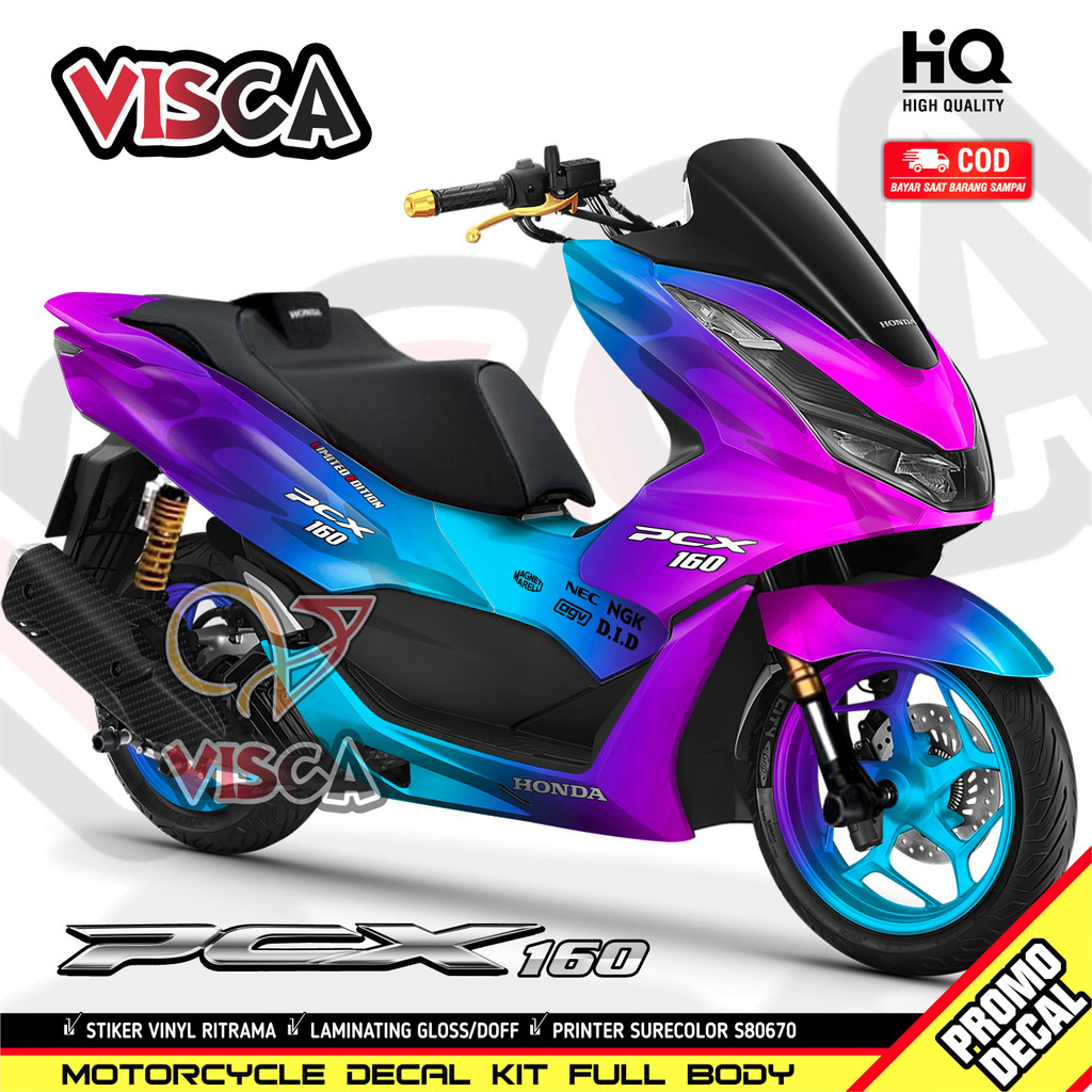 (COD) Decal Pcx 160 Full Body 2021 2022 2023 Stiker Pcx 160 Full Body 2022 Dekal Pcx 160 Full Body 2