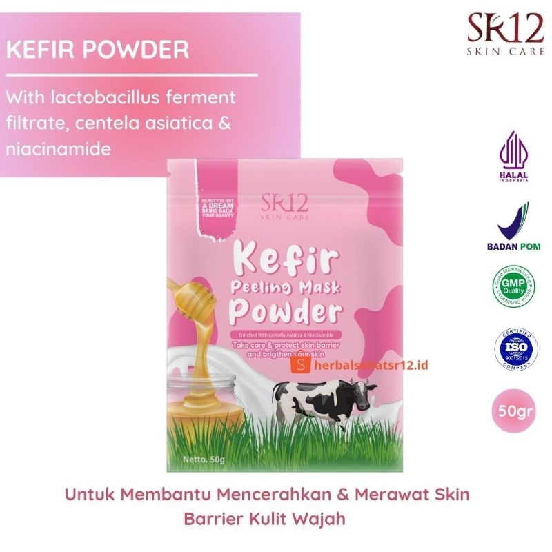 Kefir Peeling Mask Powder Untuk Semua Jenis Kulit