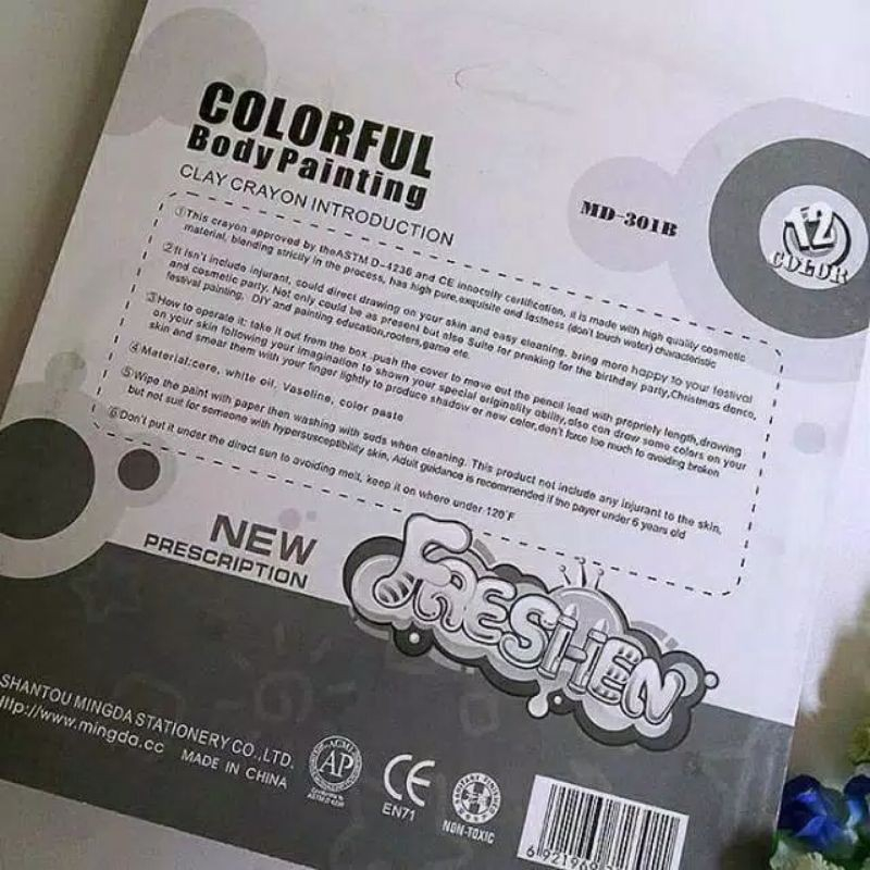 Crayon lukis Wajah Face Painting Aman untuk Anak-anak