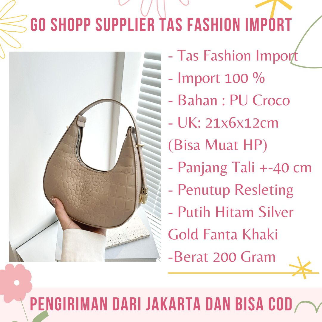 Tas Selempang Bahu Hand Bag Wanita Import Fashion Korea Terbaru - Shoulder Bag Pesta Kekinian SL97