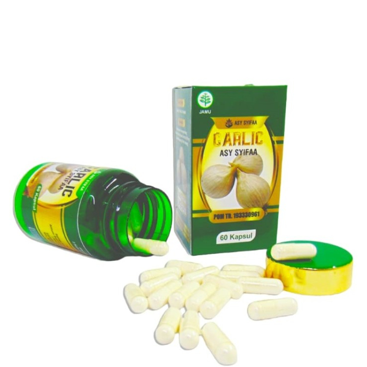 Kapsul Bawang Lanang Tunggal Herbal Garlic Asy Syifa Antibiotik Alami Asli Oriignal