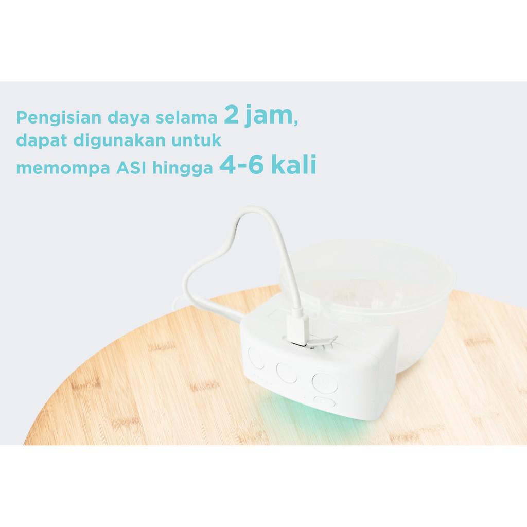 MOOIMOM MURAH HANDS-FREE ELECTRIC BREAST PUMP POMPA ASI ELEKTRIK A02823