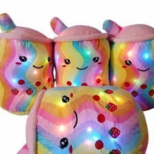 Boneka Boba Pelangi LED Jumbo