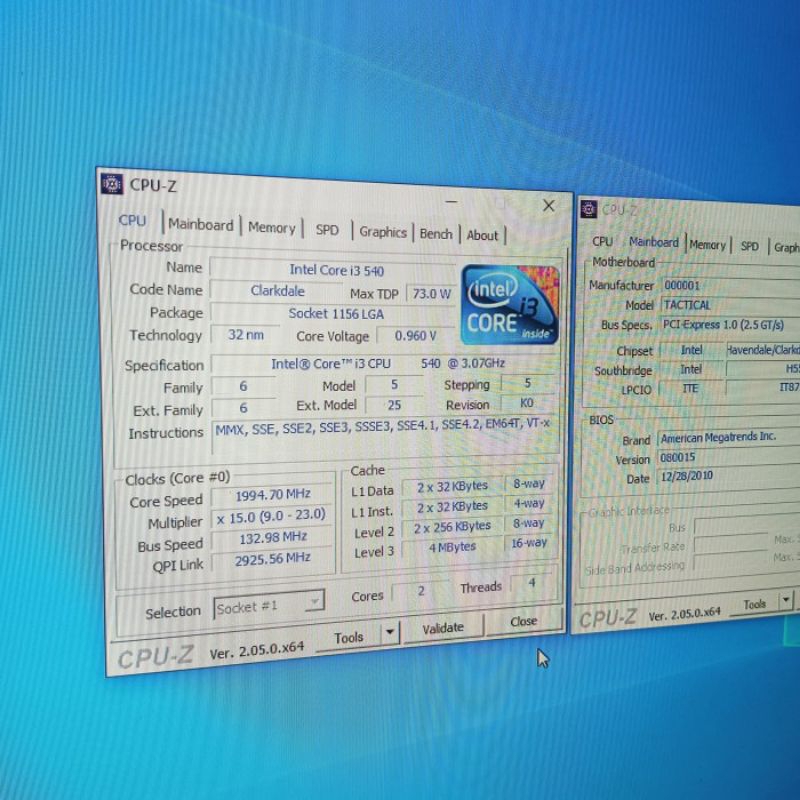 PAKET Motherboard Foxconn Zyrex 1156 Processor Intel Core i3 Bonus Fan Processor DDr3