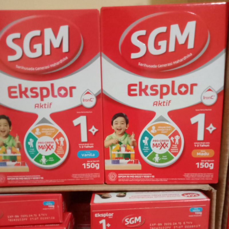 SGM Eksplor 1+, 3+ Vanila & Madu | 150gram