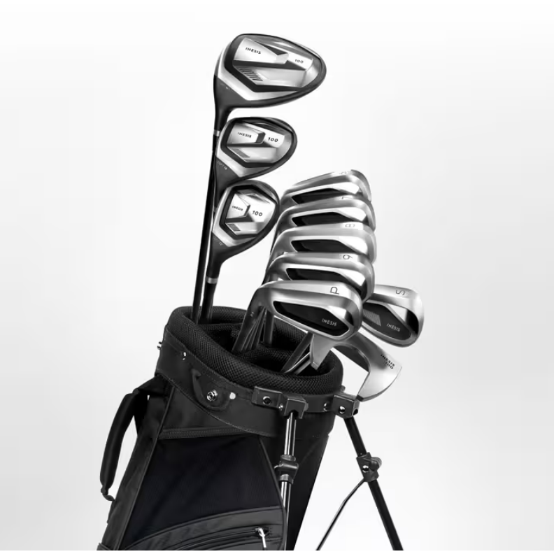 INESIS 100 Set Stik Golf Tangan Kanan 10 Clubs Dewasa
