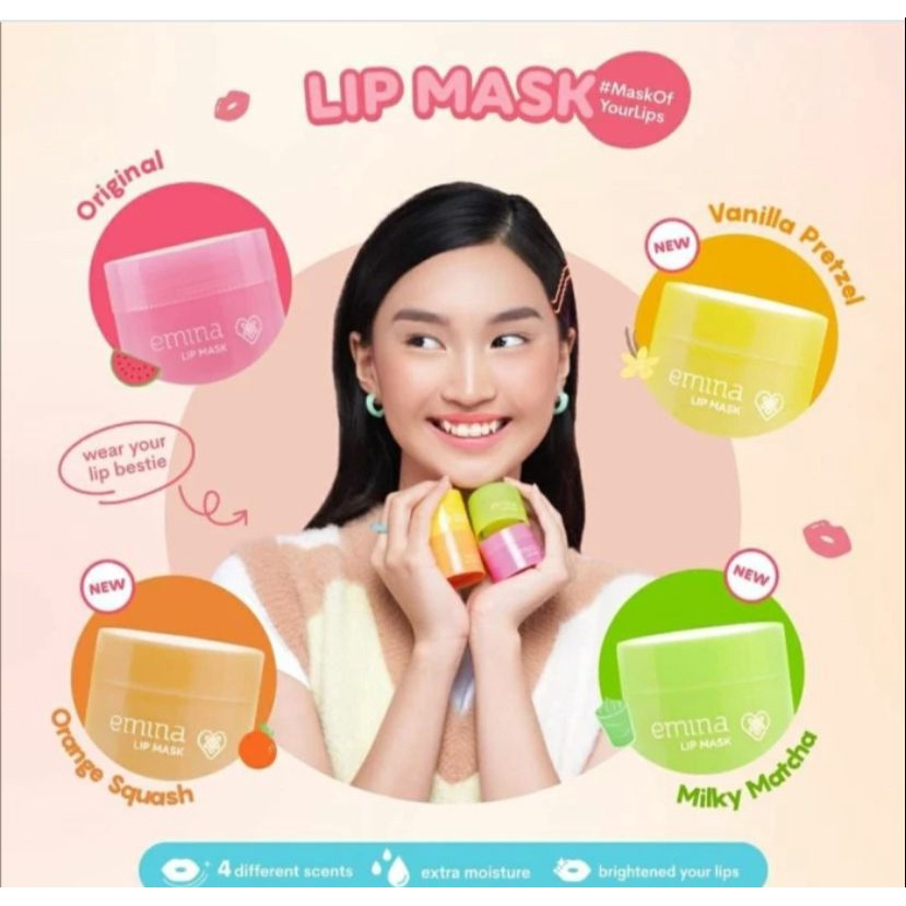 Emina Lip Mask - Pelembab Bibir/Mask Bibir