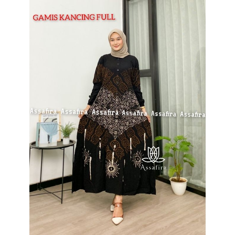 GAMIS TWILL RAYON KANCING FULL BUSUI FLOY LD 110 KAIN ADEM TEBAL TERBARU KEKINIAN DAN TERLARIS//HOME DRESS DAILY//GAMIS CANDIMEKAR MALAMAN ASLI PEKALONGAN