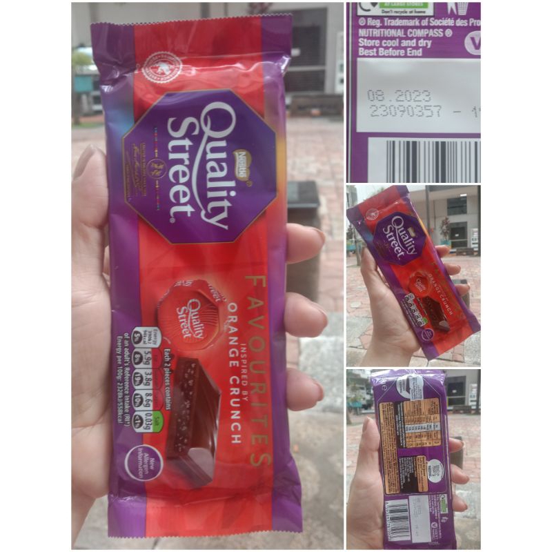 

Nestle Quality Street Favourites Orange Crunch Chocolate 84g Product UK