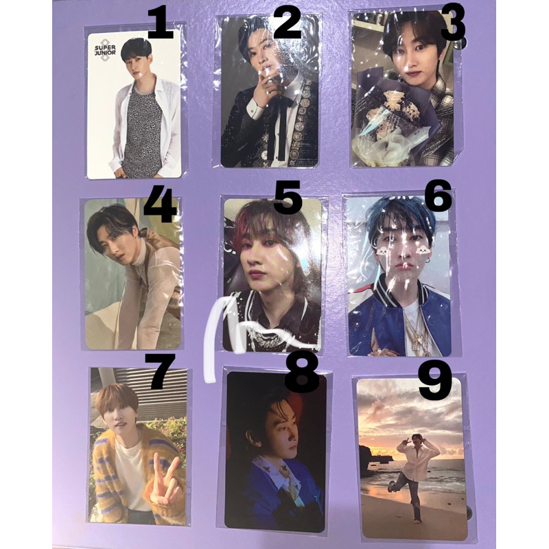 PHOTOCARD SUPER JUNIOR EUNHYUK