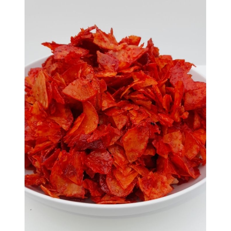 

Termurah singkong pedas bumbu basah 500gram