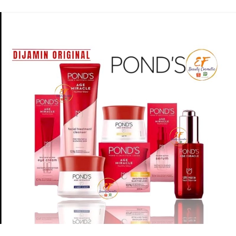 PONDS Age Miracle Facial Cleanser | Serum | Day Cream | Night Cream