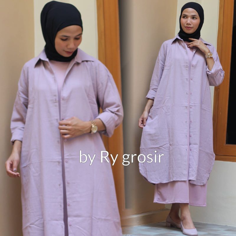 Luna Dress Long Tunik Oversize