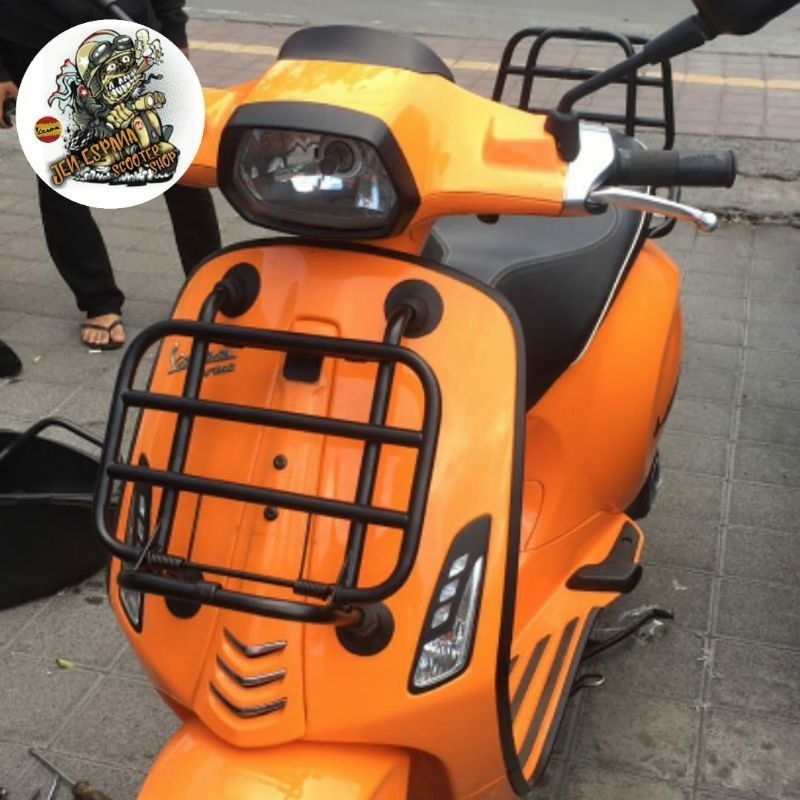 Aksesori front rack vespa Matic primavera/Sprint/ Aksesoris vespa matic