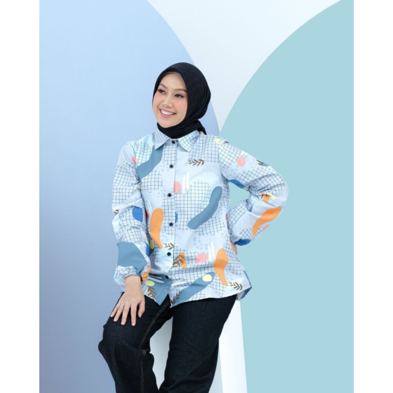 Deenay Nefertiti Shirt Blue L