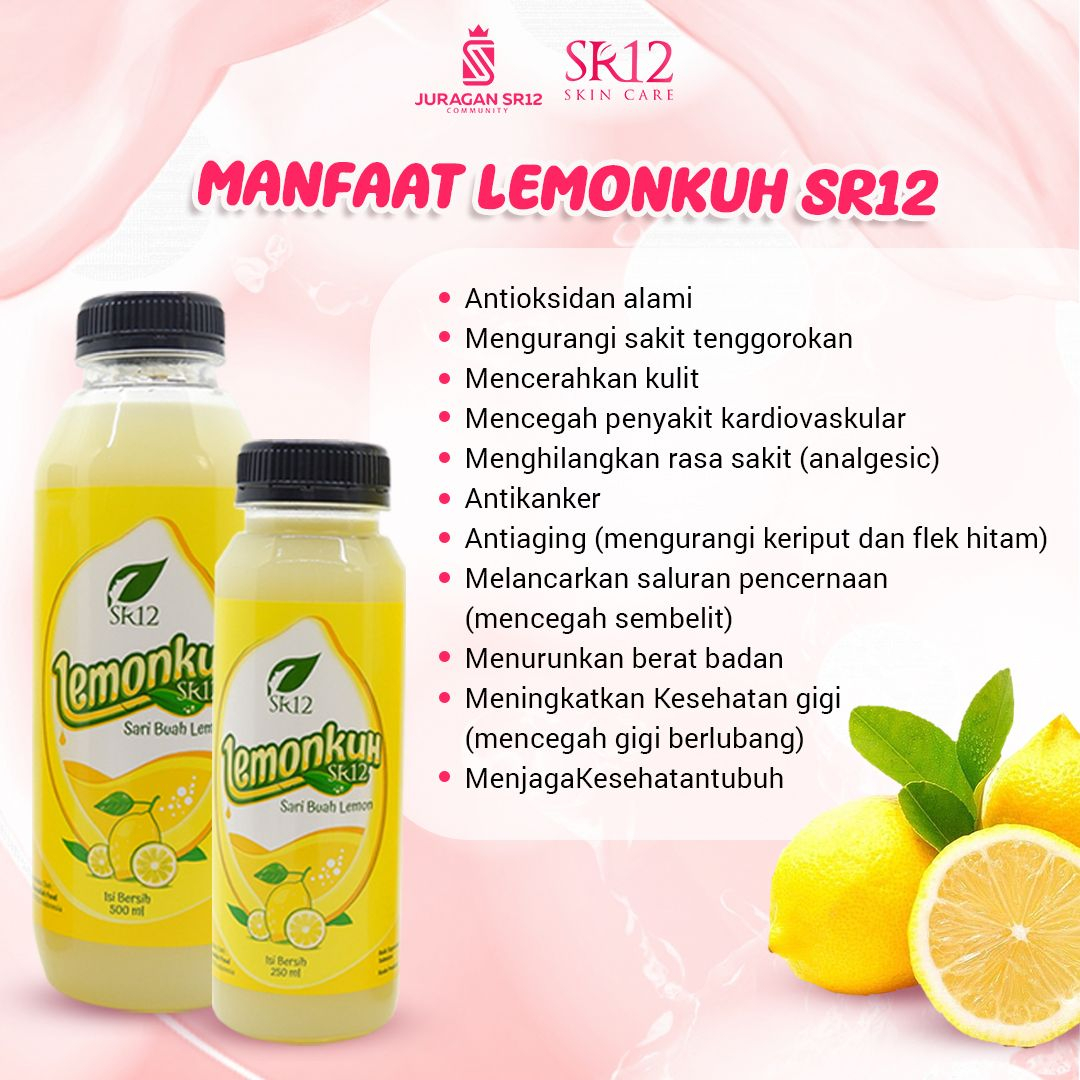 

Lemonkuh SR12 Sari Buah Lemon Asli Minuman Herbal Daya Tahan Tubuh Dan Diet