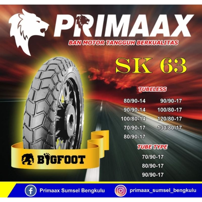 Ban Primaax Tubles SK 63 BIGFOOT