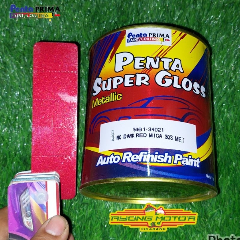 Cat Penta Super Gloss/Cat Duco NC 34021 Dark Red Mica 3Q3 Met
