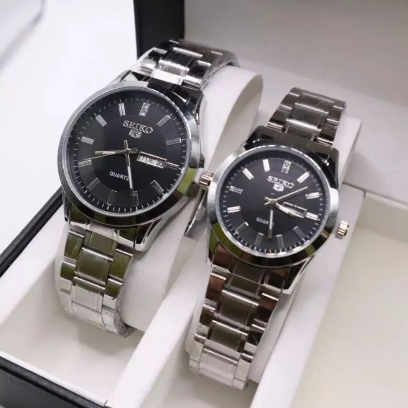 JAM TANGAN COUPLE SEIKO ANTI AIR/BISA BELI SATUAN