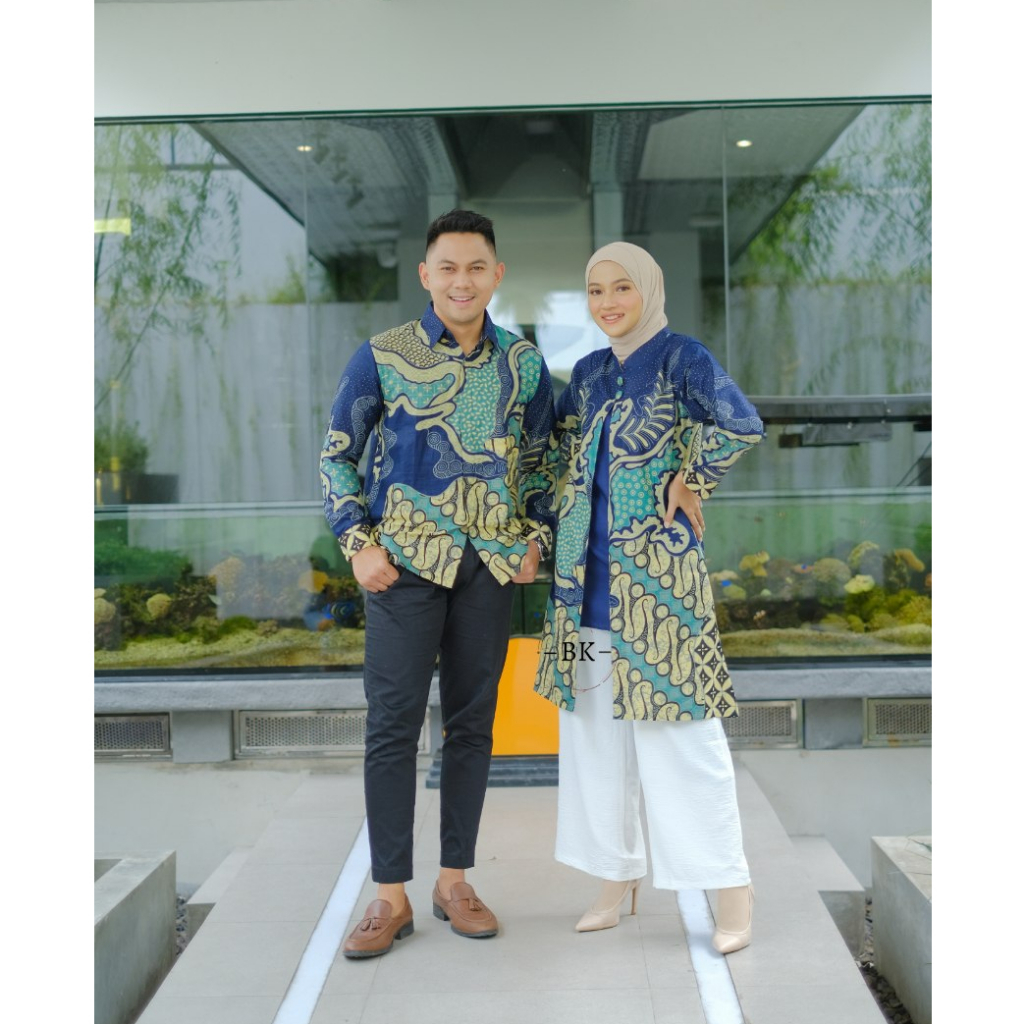 Batik Couple Modern - Batik Sarimbit - Batik Keluarga - Batik Couple