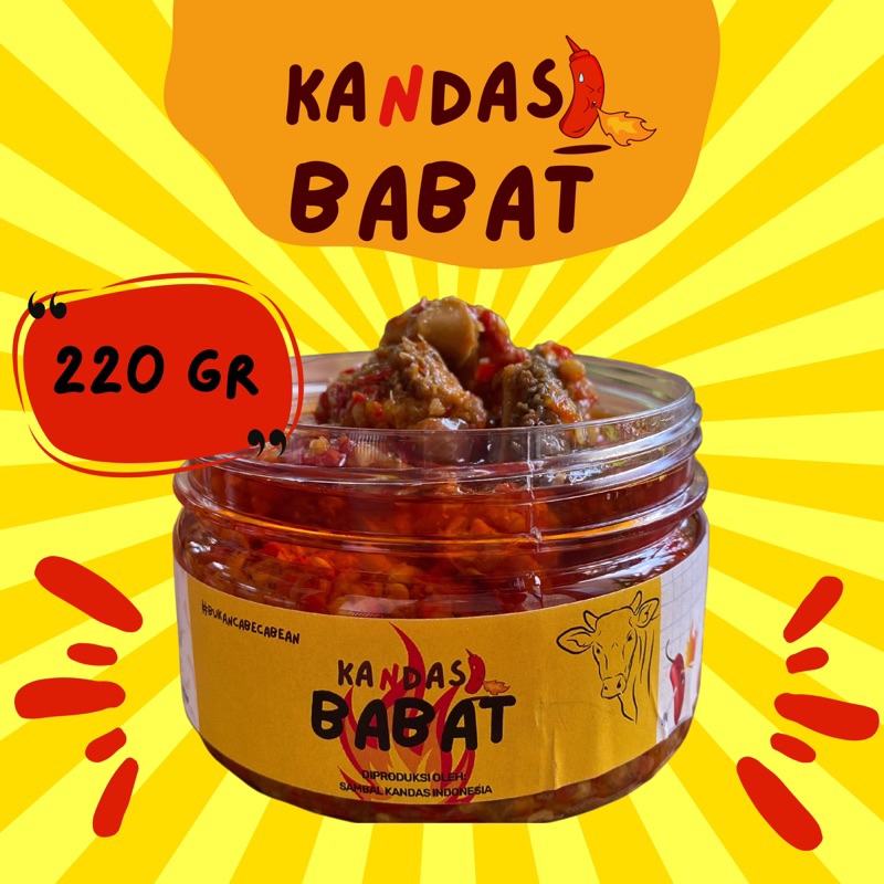 

Sambal Kandas BABAT (220Gram)