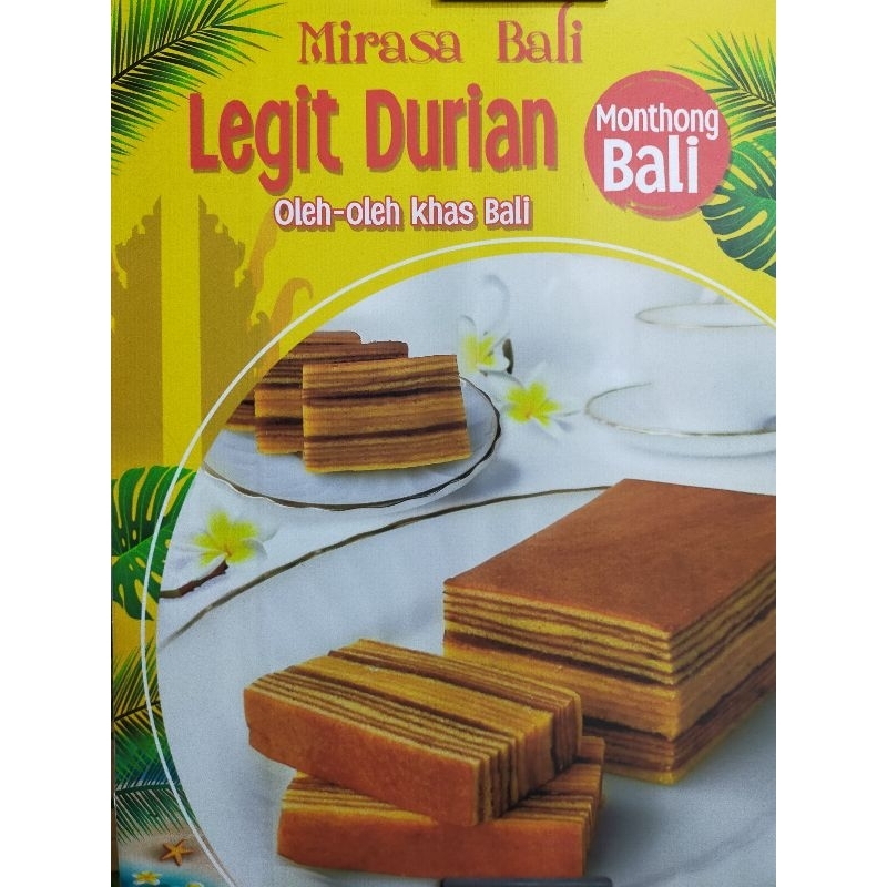 

Lapis Legit Durian Monthong Mirasa Oleh Oleh Bali