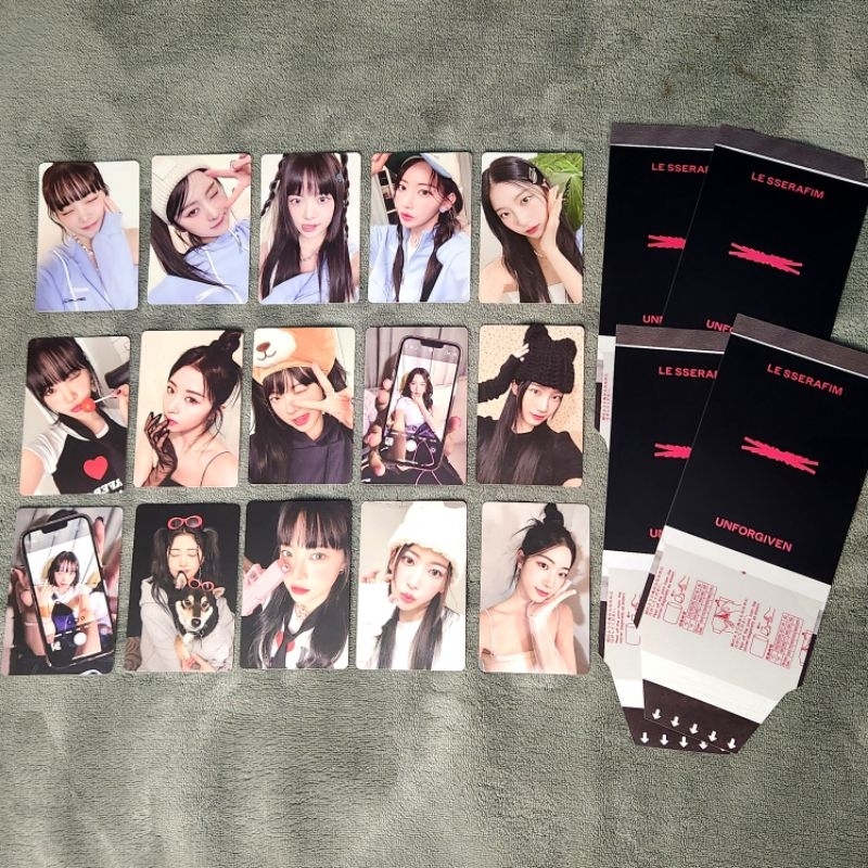 LE SSERAFIM QR PHOTOCARD / INSTANT PHOTO / PHOTOCARD - Official from Album 1st Studio [UNFORGIVEN] [
