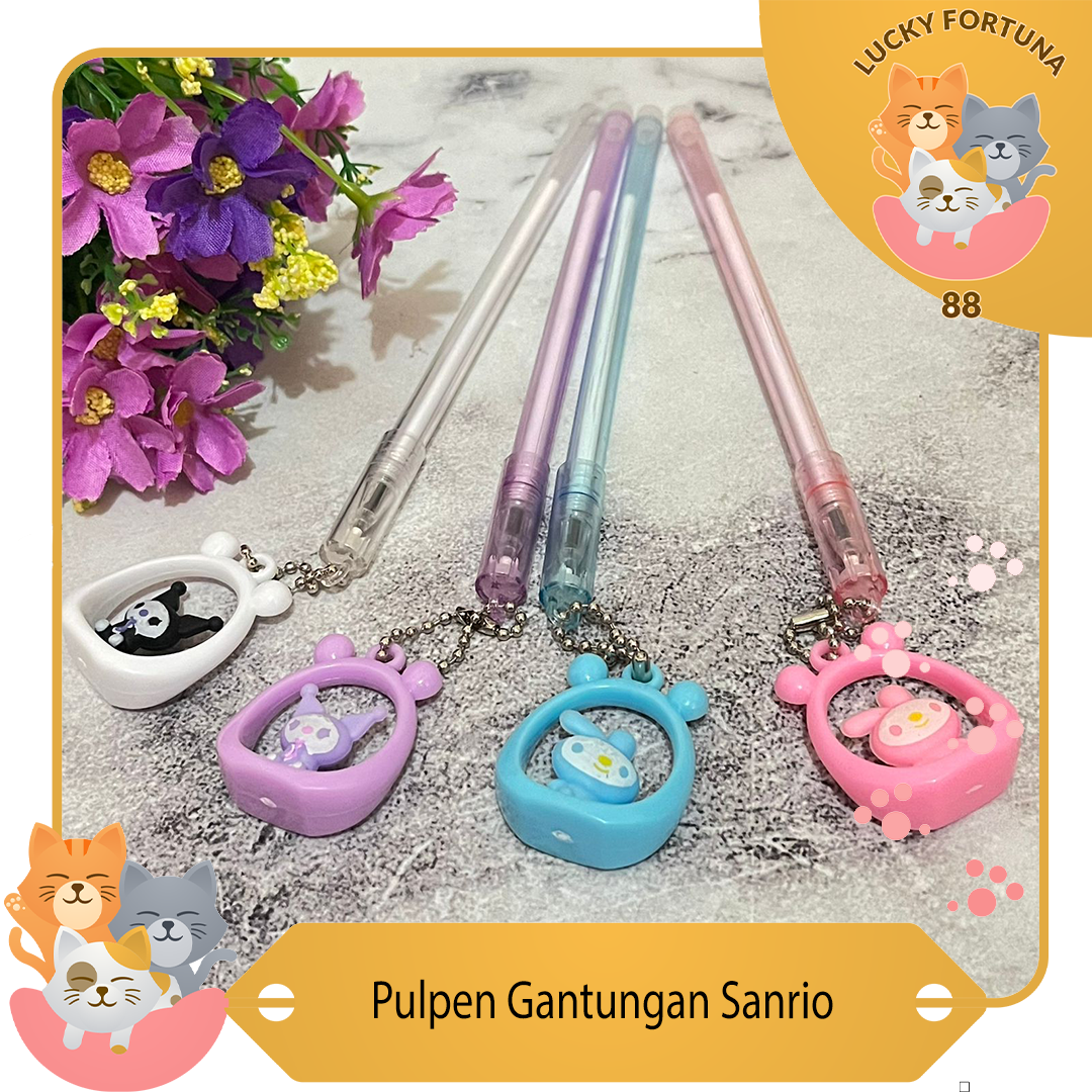 

Pulpen Gantungan Sanrio Pulpen gantungan Sanrio koleksi terbaru Pulpen gantungan Sanrio berkualitas tinggi Pulpen gantungan Sanrio imut Pulpen dengan gantungan Sanrio Pulpen Tinta Warna hitam Pulpen imut Pulpen unik