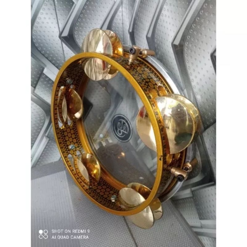 Alat Musik Riq Mika 8 3/4 inch Bahan Alumunium Kecrek Kuningan Original