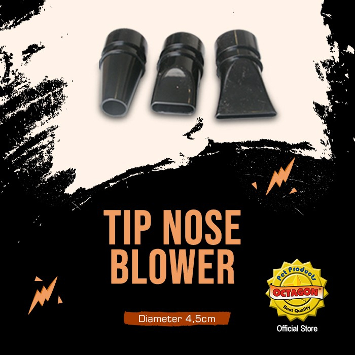 TIP NOSE BLOWER OCTAGON 4,5CM - Spare Part Selang Octagon Blower
