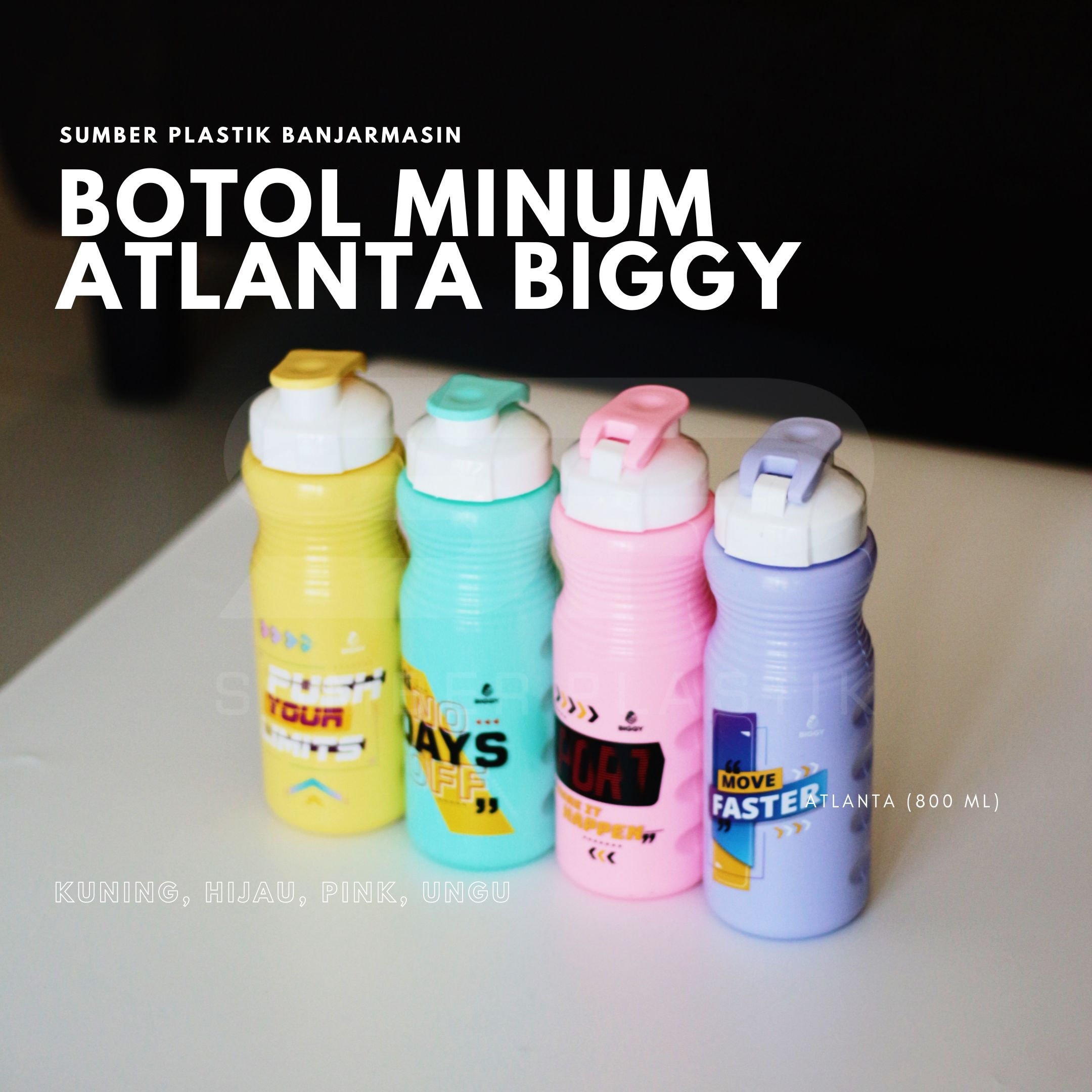 ⭐BAGUS⭐ NEW BOTOL AIR MINUM Sport | Biggy 800ml | BPA Free