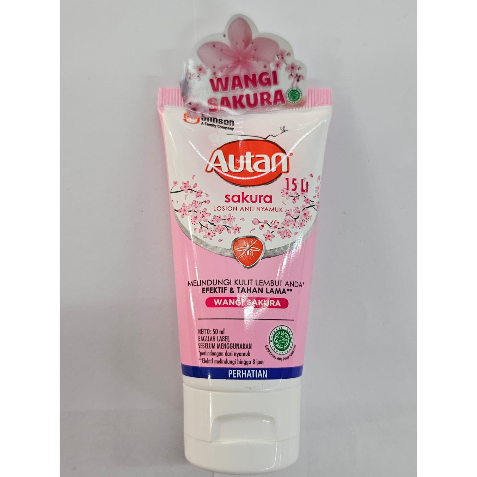 Autan Lotion Anti Nyamuk 50 ML: Lavender Bunga Jeruk Lemon Sakura Apel