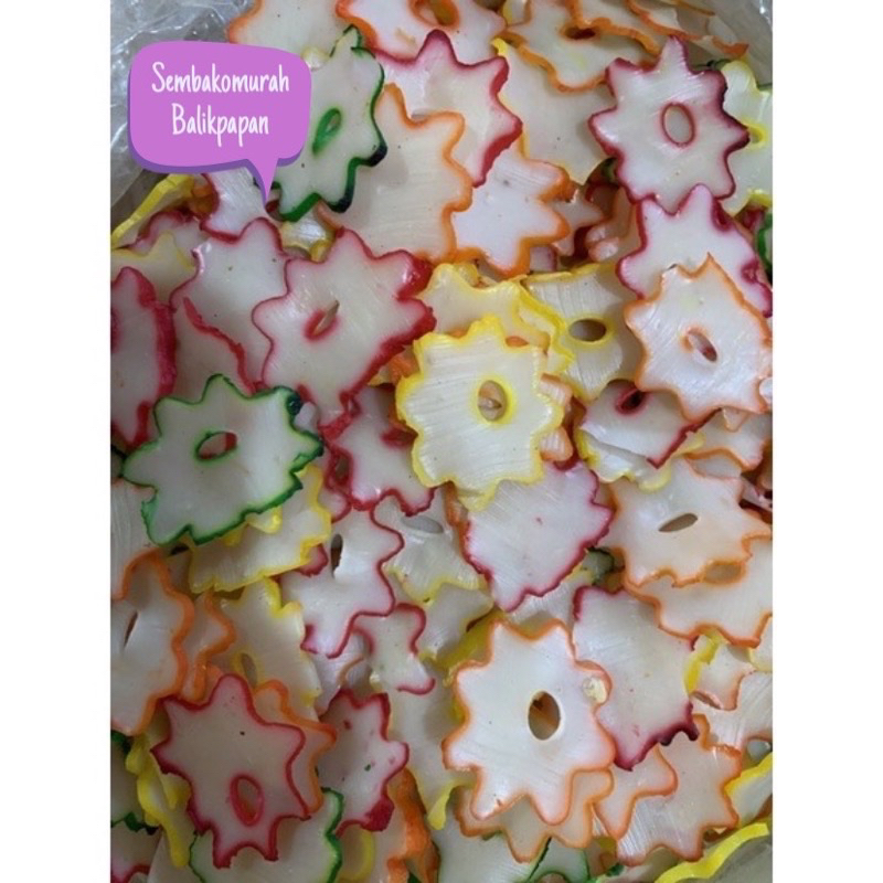 

kerupuk bintang warna 250 gr