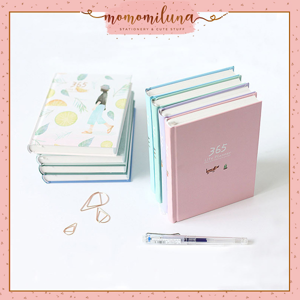 

365 life planner buku notebook jurnal catatan harian diary to do list kawaii aesthetic journal MK1420