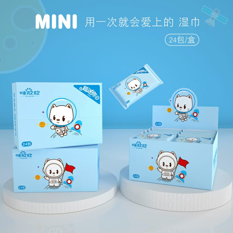 Tissue Basah Wet Wipes Dino / Dino Baby Wipes Wet Pocket Tissue 10s Travel Pack Tisu Basah