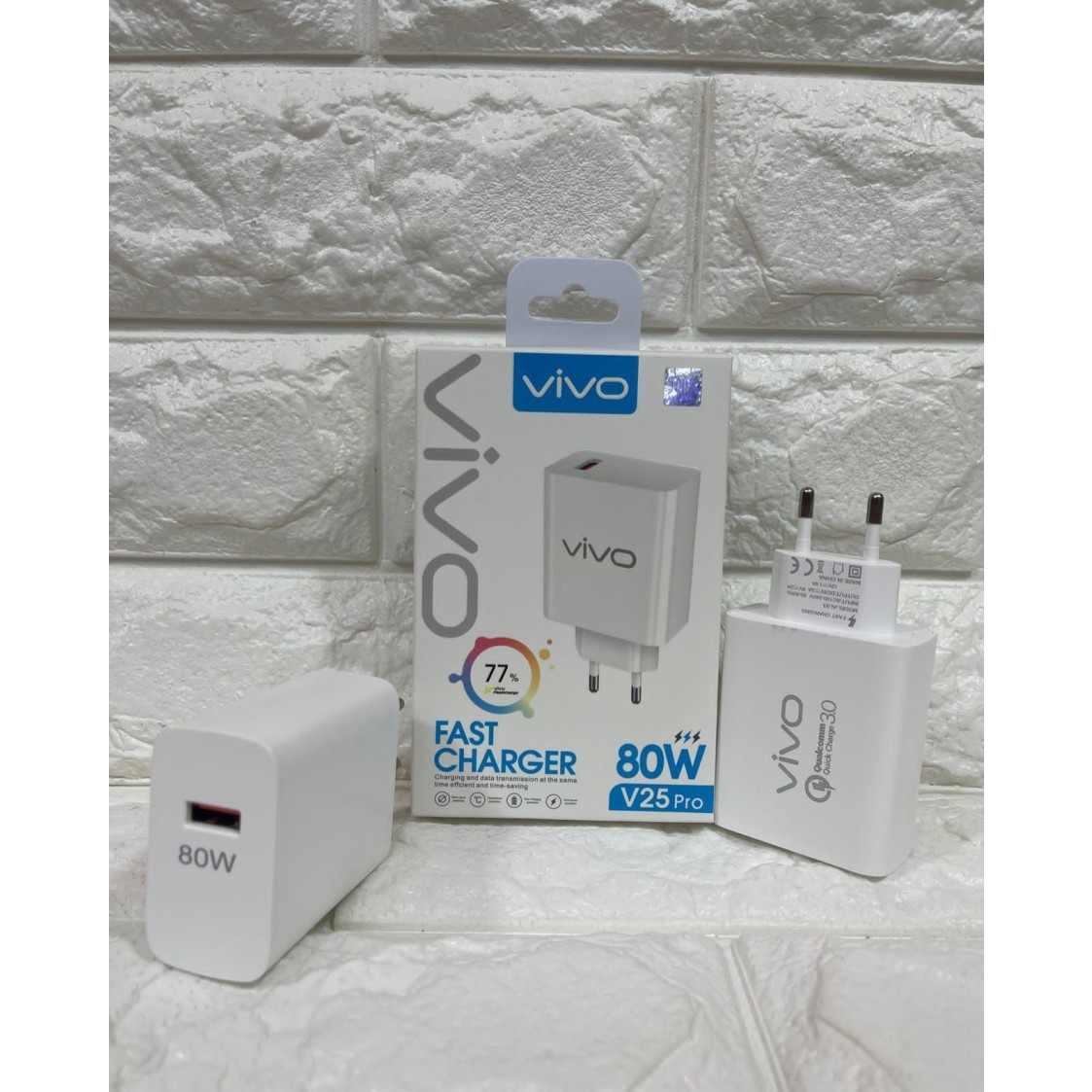 Batok Charger Adaptor VIVO V25 Pro 80W support fast charging Grosir