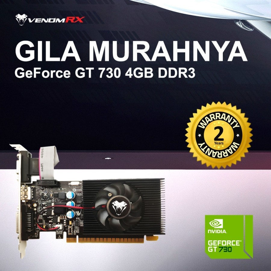 VGA VenomRX Geforce GT730 4GB Garansi Resmi