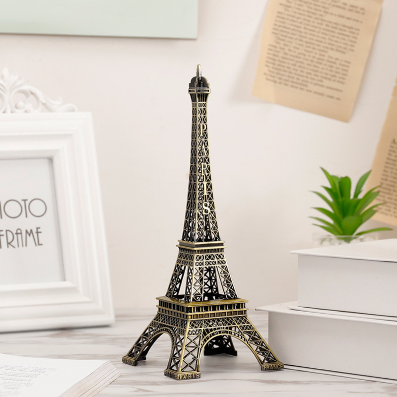 (PJ-013) PAJANGAN MENARA EIFFEL / EIFFEL TOWER / PAJANGAN DAUN GOLD TOSCA / TOSCA LEAF